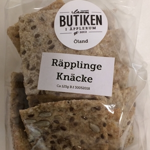 Räpplinge Knäcke med solroskärnor och linfrö. ca 125g